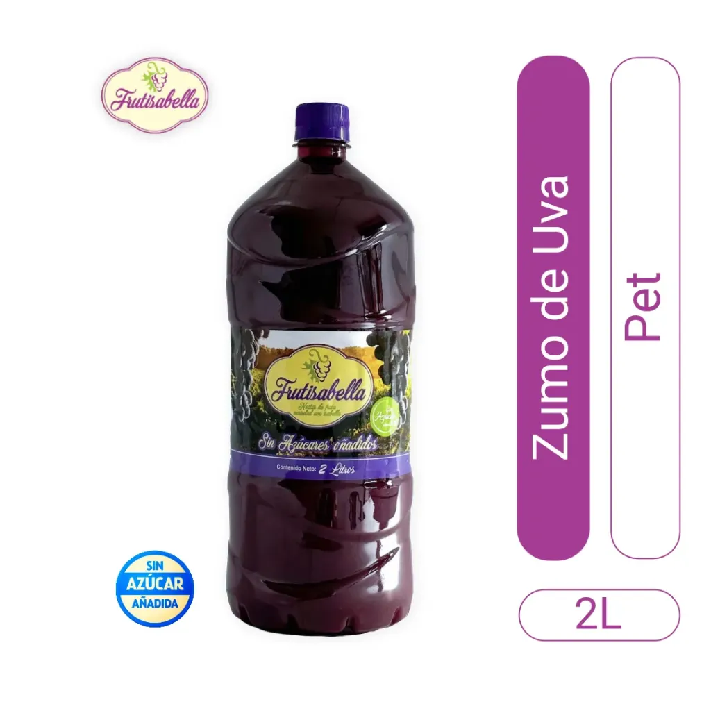 [NEC-UV-SAA-2000] Zumo de uva x 2 litros (Sin Azúcar añadido)
