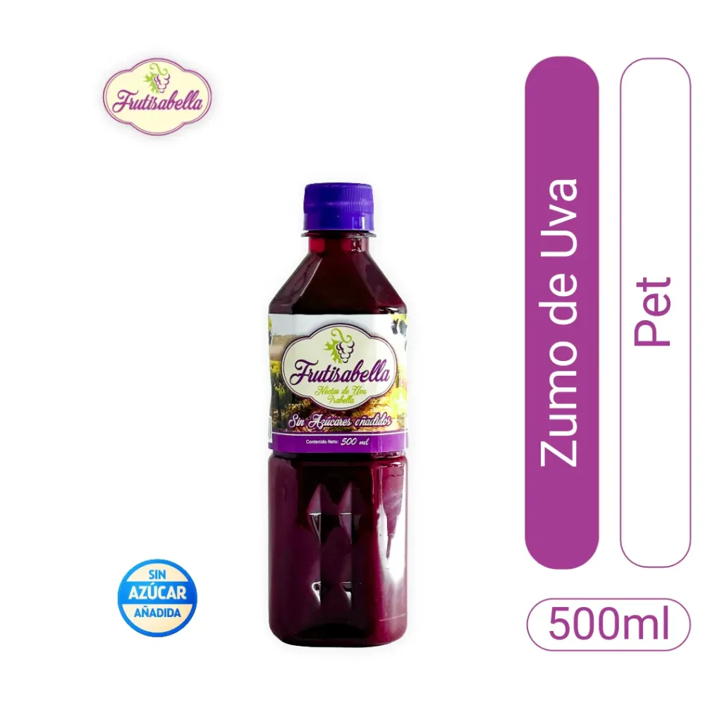 [NEC-UV-SAA-500] Zumo de uva x 500 ml (Sin Azúcar añadido)